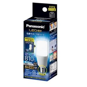 パナソニック(Panasonic) LED電球 T形タイプ(昼光色) E17口金 60W形相当 810lm LDT6DGE17ST6｜ebest