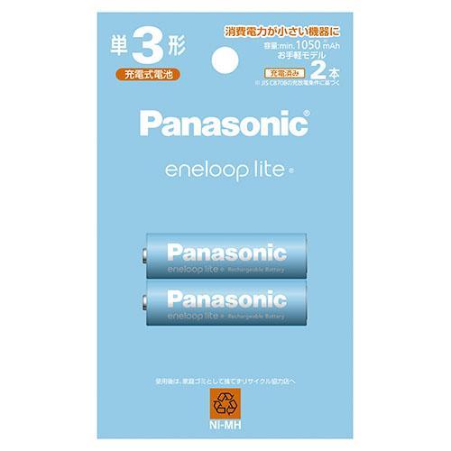 パナソニック(Panasonic) BK-3LCD/2H エネループライト ニッケル水素電池 単3形...