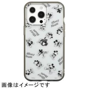 グルマンディーズ DN-878A iPhone 13 Pro用 耐衝撃ケース IIIIfit Clear