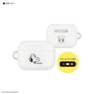 グルマンディーズ(gourmandis) SNGG-205A スヌーピー ピーナッツ AirPods Pro 3 対応 ソフトケース