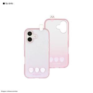 グルマンディーズ(gourmandis) CK-59A ちいかわ ちいかわ フレーム IIIIfit Clear iPhone16 対応 ケース