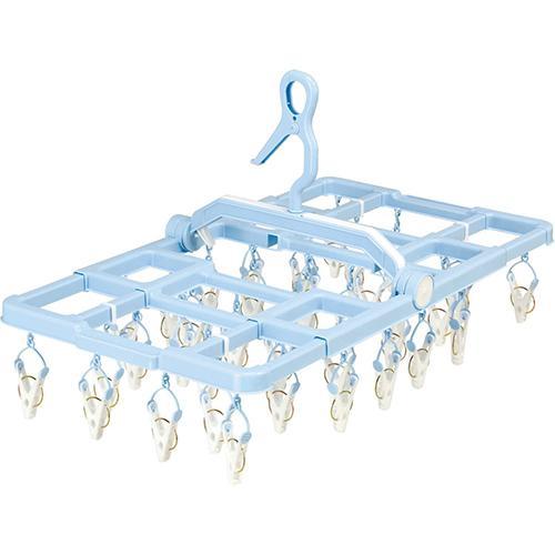 ツウィンモール SL-03 ブルー 洗濯用品 スライドハンガー38P