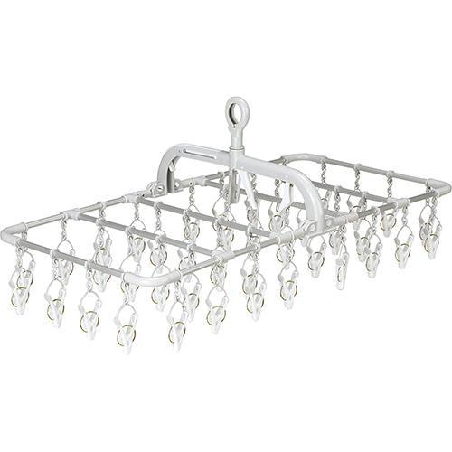 ツウィンモール BE-01G グレー 洗濯用品 BEILU 横もちアルミハンガー40P