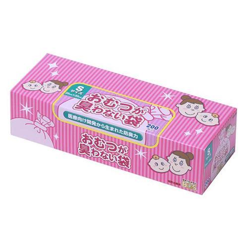 クリロン化成 BOS ベビー用 おむつが臭わない袋 Sサイズ 200枚 赤ちゃん用おむつ約1個分 消...