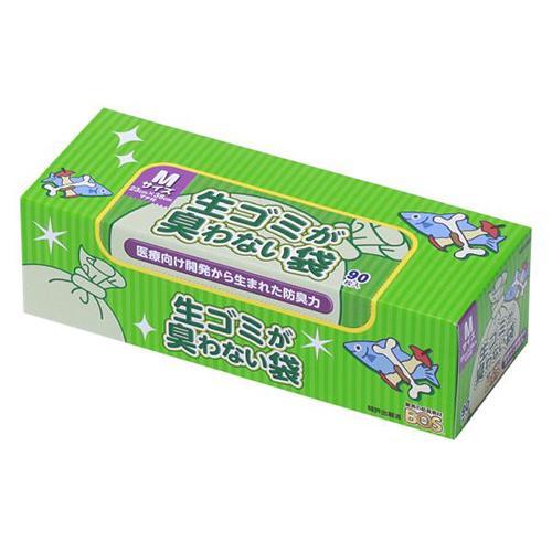 クリロン化成 BOS 生ゴミ用 臭わない袋 Mサイズ 90枚 容量目安5L 消臭袋