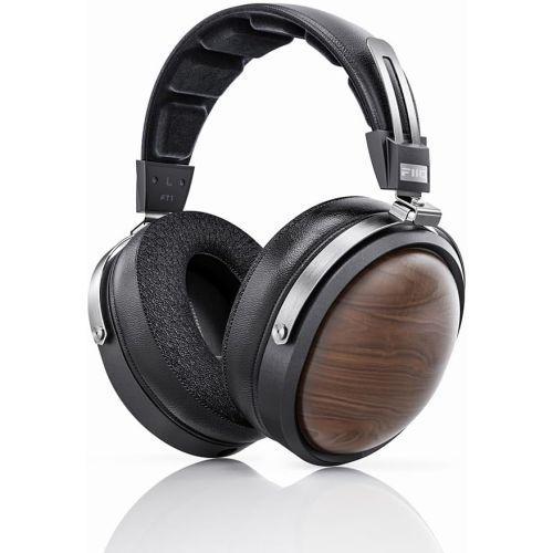 FiiO(フィーオ) FIO-FT1-B ブラック系 密閉型 有線ヘッドホン 60mm大型ダイナミッ...