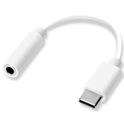 PGA PG-35CCN02WH(ホワイト) 3.5mmイヤホン変換アダプタ for USB Typ...