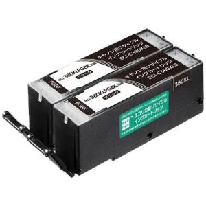 エコリカ ECI-C380XLB-2P CANON BCI-380XLPGBK 対応 リサイクルインク