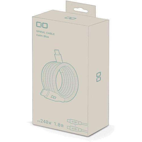 CIO(シーアイオー) CIO-NLSC30000-CC1-CBL カームブルー スパイラルケーブル...