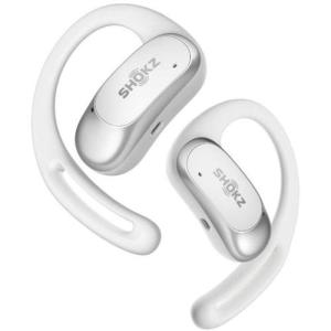 最終値下！　SHOKZ ワイヤレスイヤホン ホワイト Shokz(AfterShokz)(ショックス(アフターショックス)) OPENFIT