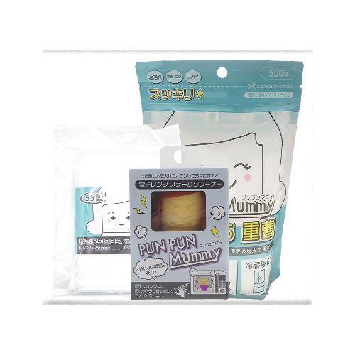 グローバル・ジャパン(Global japan) 電子レンジスチームクリーナープンプンマミィ3点セッ...