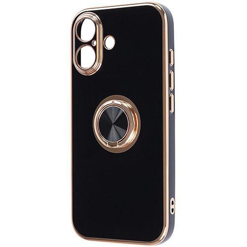 ray-out(レイ・アウト) iPhone17用 ソフトケース 精密設計 フレームメッキ リング付...