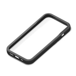 PGA iPhone15用 ソフトバンパー ブラック