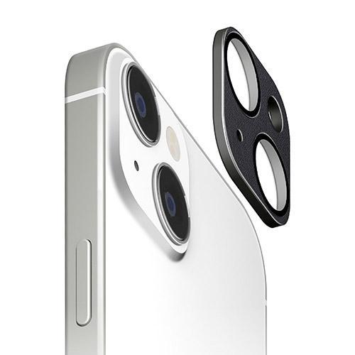 PGA iPhone15/15 Plus用 カメラフルプロテクター PVCレザー/ブラック