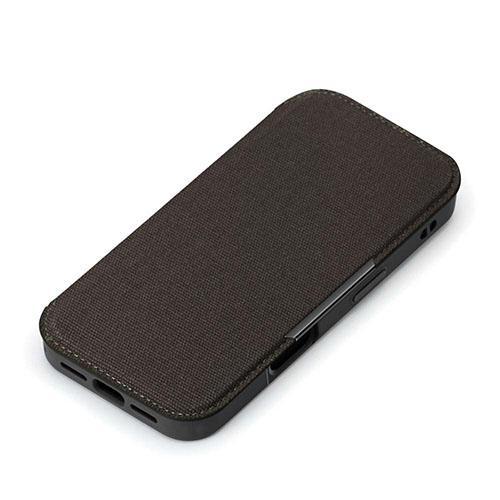 PGA PG-24BGF07GY キャンバス/チャコールグレー iPhone16Pro用 ガラスフリ...