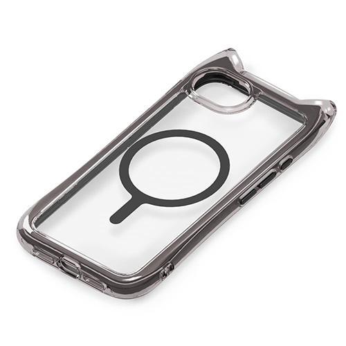 PGA PG-25KMA09BK ブラック iPhone 16e用 MagSafe対応 エアクッショ...