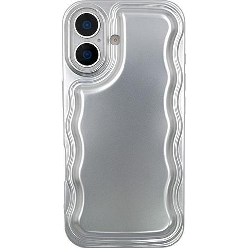 UNiCASE(ユニケース) wavy loop silver for iPhone17ケース UN...