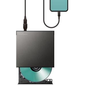 ロジテック(LOGITEC) LDR-SM8URBK(ブラック) スマホ用CDレコーダ「スマホでCD」