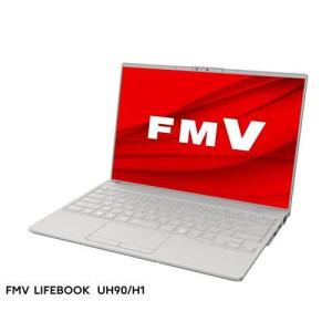 富士通 FUJITSU FMVU90H1H LIFEBOOK UH 14型 Core i7/16GB/512GB/Office フロストグレー FMVU90H1H｜ebest