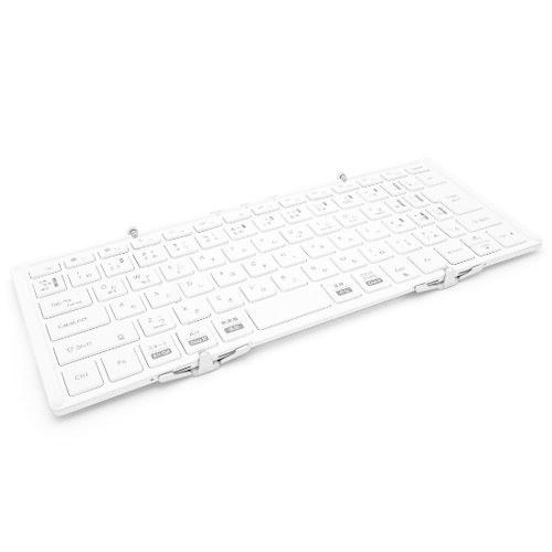 アーキサイト AM-K2TF83J/SLW シルバー・ホワイト MOBO 有線/無線キーボード 日本...