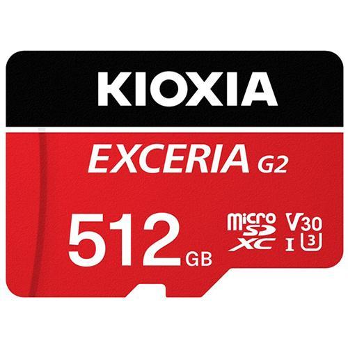 キオクシア(KIOXIA) KMU-B512GR(レッド) EXCERIA G2 microSDHC...