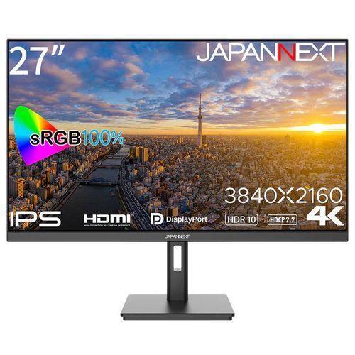 ジャパンネクスト(JAPANNEXT) JN-IPS2709UHDR 27型 4Kディスプレイ