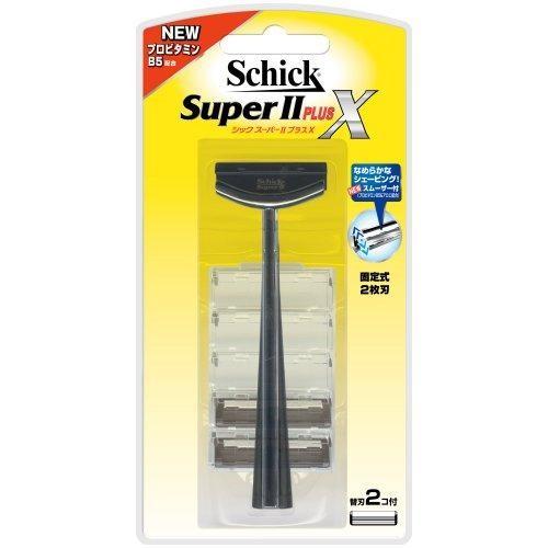 Schick(シック・ジャパン) スーパーIIプラスX ホルダー 替刃2コ付