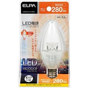 エルパ(ELPA) LDC4CL-E17-G351(電球色) LED電球 シャンデリア球形 E17 電球色｜ebest