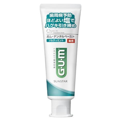 サンスター(sunstar) GUM ガム 薬用 デンタルペースト ソルティミント スタンディングタ...