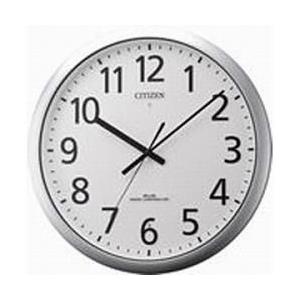 RHYTHM(リズム) 4MY861-006 茶メタリック色光沢仕上 白 電波掛け時計