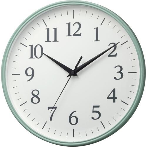 RHYTHM(リズム) 8MGA42ND04 ブルー クオーツ掛け時計 連続秒針 見やすいフォント