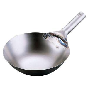 中華鍋 片手中華鍋 純チタン 北京鍋27cm 1-0426-0201 : 料理道具の
