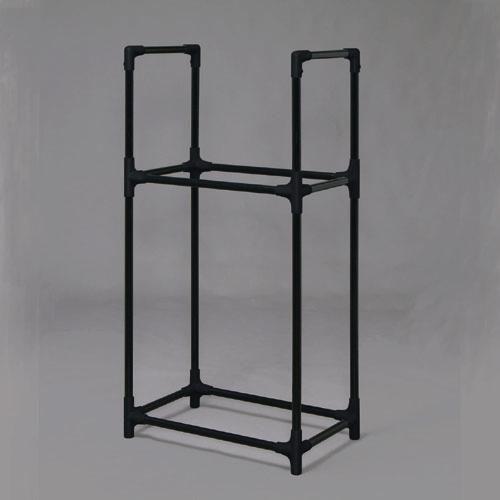 アイリスオーヤマ Iris Ohyama KTL-710C ブラック タイヤラック カバー付 大型ミ...