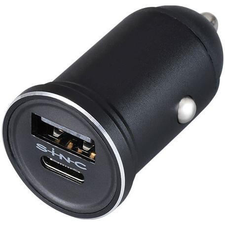 セイワ F327 ブラック DCアルミパワープラグ PD/C＋A