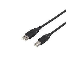 バッファロー(BUFFALO) BSUAB220BK(ブラック) USB2.0ケーブル A to B 2m｜ebest