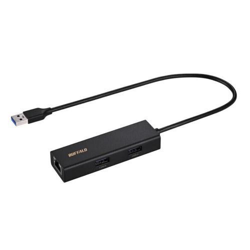 バッファロー(BUFFALO) LUD-U3-AU101BK ブラック USBType-A 3ポート...