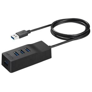 バッファロー(BUFFALO) BSH4A110U3VBK(ブラック) USB3.0セルフパワーハブ 4ポート 100cm｜ebest
