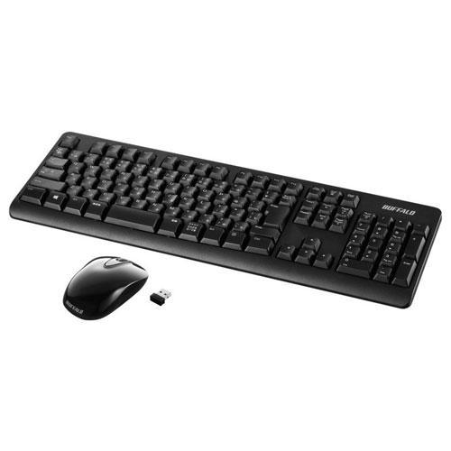バッファロー(BUFFALO) BSKBW120SBK ブラック 無線キーボード&amp;マウス 108キー...