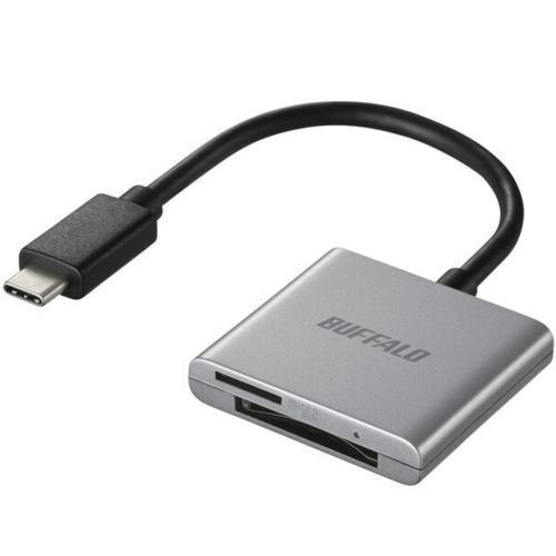 バッファロー(BUFFALO) BSCR110U3CSV シルバー USB Type-C接続カードリ...