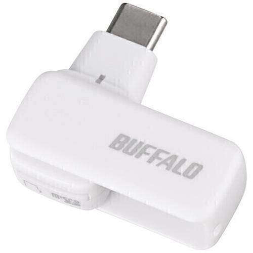 バッファロー(BUFFALO) BSCRM100U3CWH ホワイト USB 3.2 Gen1 Ty...