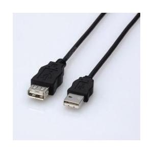 エレコム(ELECOM) USB-ECOEA15 ブラック USB2.0延長ケーブルA-A 1.5m