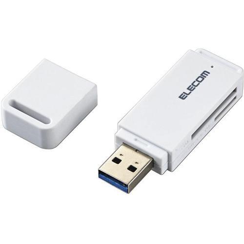 エレコム(ELECOM) MR3-D011WH USB3.0対応メモリカードリーダ(スティックタイプ...