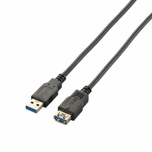 エレコム(ELECOM) USB3-E20BK ブラック USB3.0延長ケーブル A-A 2m