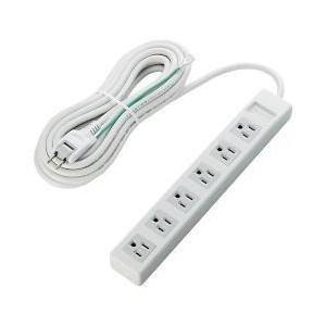 エレコム(ELECOM) T-T01-3650WH/RS ホワイト 電源タップ PCタップ 延長コー...