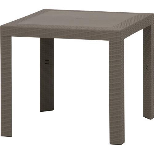 不二貿易  【組立品】ステラ テーブル ８０角 グレー １２２８７ グレー 49922【代引・日時指...