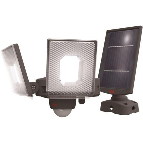 ムサシ(musashi) S-240L 7.5W×2灯スライド型LEDソーラーセンサーライト USB...