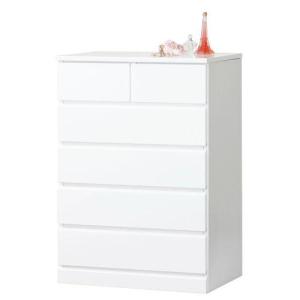 クロシオ ハイチェスト 幅60cm 白