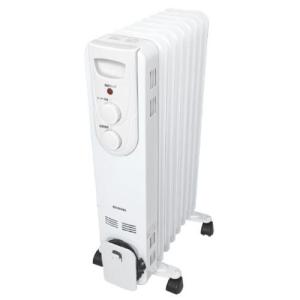 アイリスオーヤマ IOH-1208KS-W(ホワイト) オイルヒーター 1200W