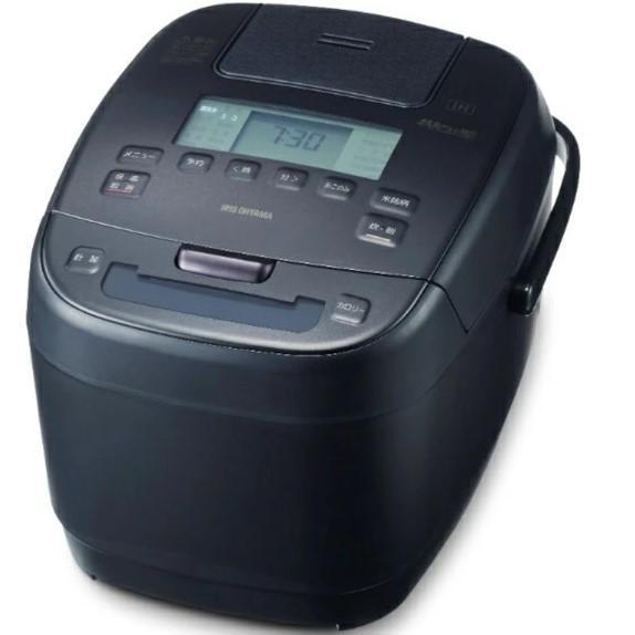 炊飯器 5合炊き アイリスオーヤマ KRC-ICA50-B ブラック IHジャー 5.5合