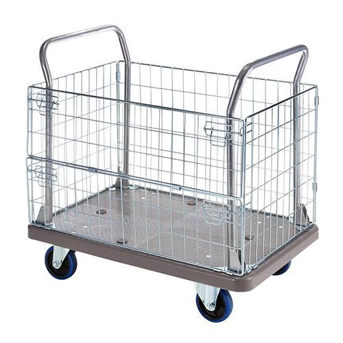 サンワサプライ CART-FA13GY かご付き台車